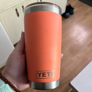20oz Coral Yeti Tumbler